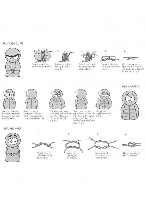 Zwart katoen touw per meter of gehele rol - SM - speeltjes