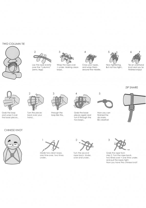 Zwart katoen touw per meter of gehele rol - SM - speeltjes
