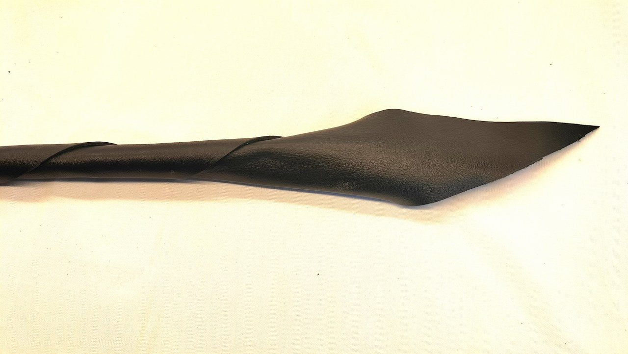 Zwart Rode Dragon Tail 120cm - Leren BDSM Zweep Heavy Impact Toy - Impact Play - SM - speeltjes