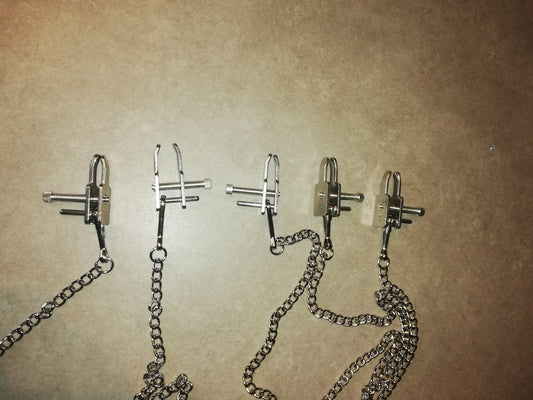 Clamps and chains set