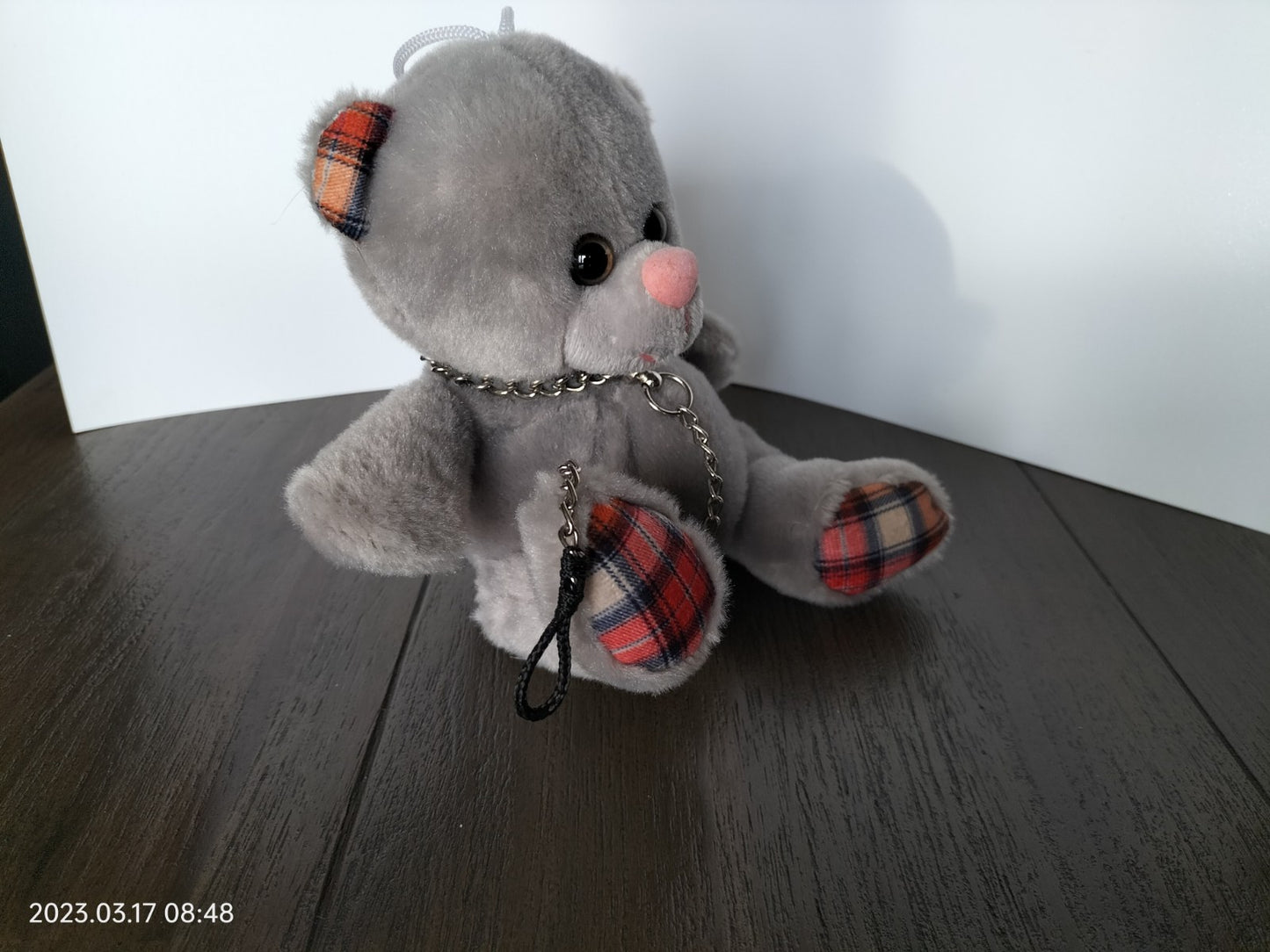 Kinky bear grijs 15 cm hoog