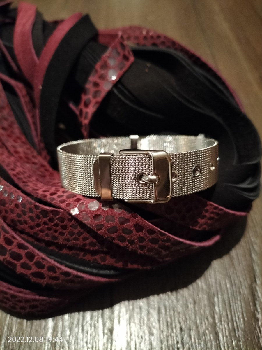 Ladies stainless steel belt bracelet