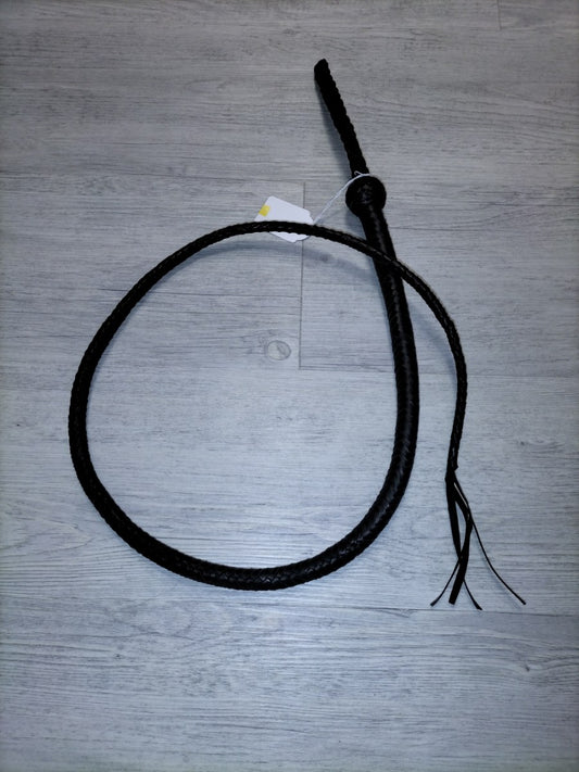 Snake whip 130 cm black