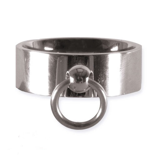 Story of O stainless steel ring wide size 50