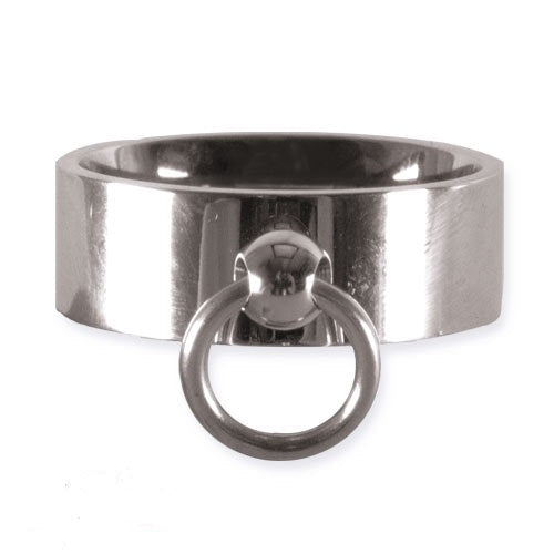 Story of O stainless steel ring wide size 60