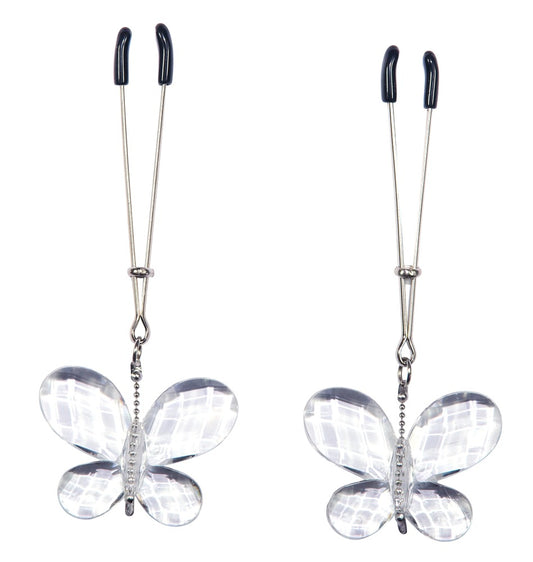 Nipple clamps with butterfly
