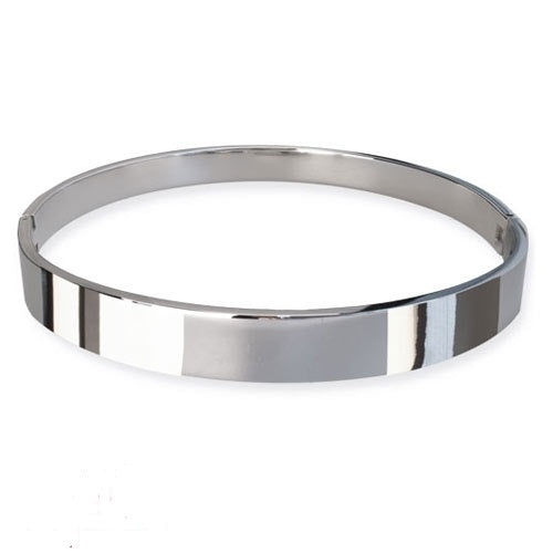 Story of O Stainless steel collar flat glossy polished size M
