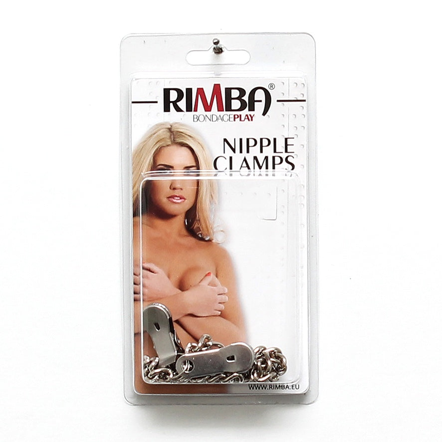 Nipple clamps with flat jaws
