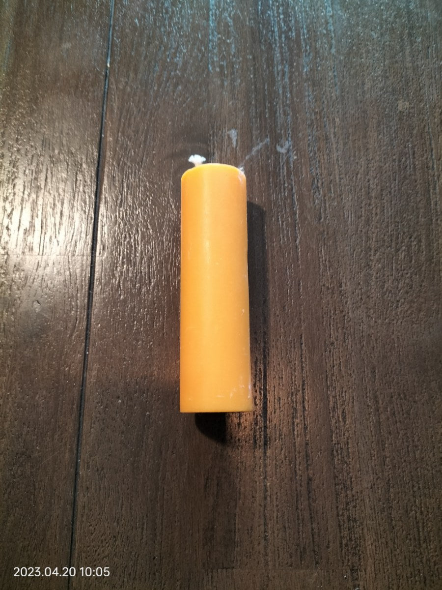 Drip candle orange