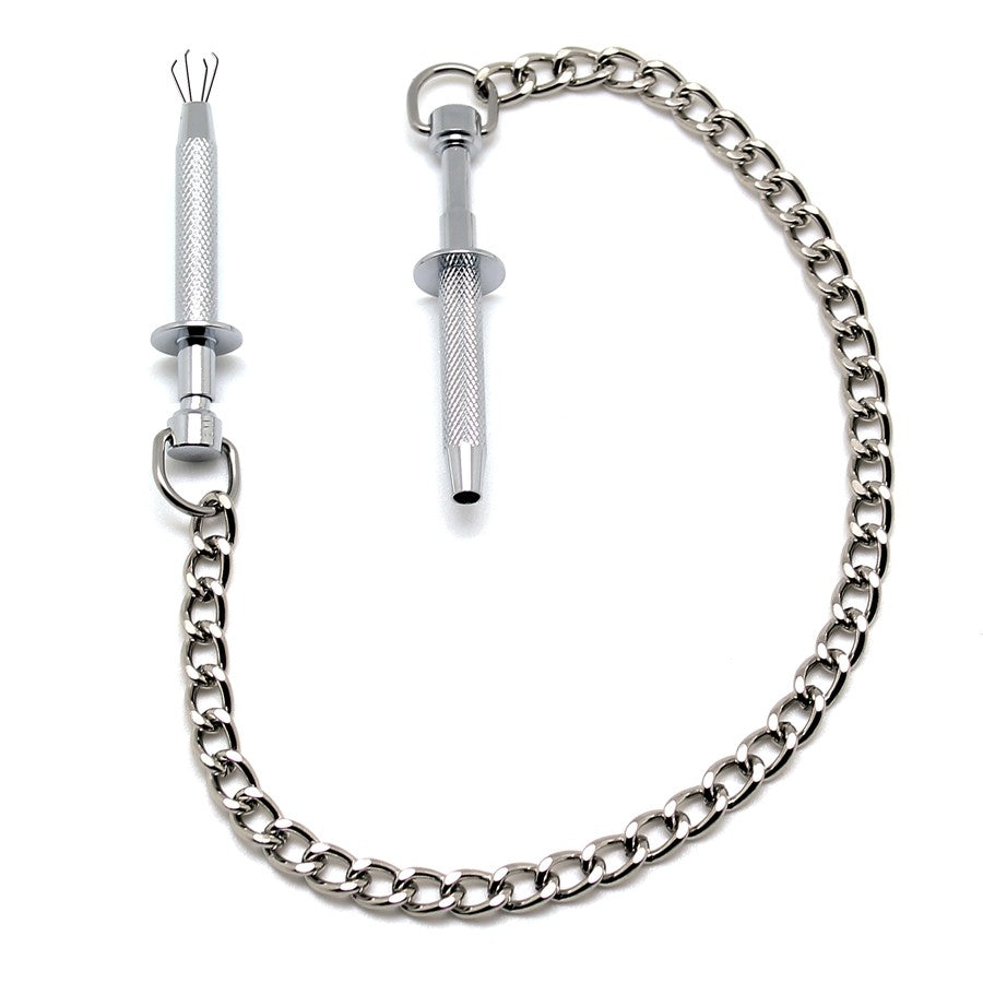 Gripper nipple clamps