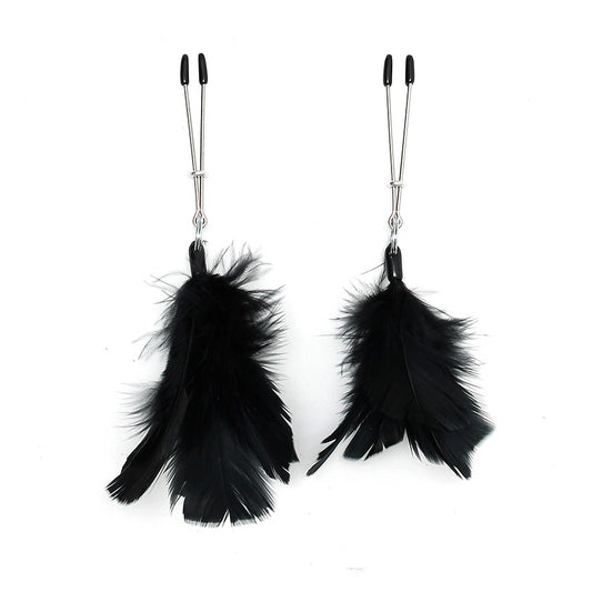 Nipple clamps with black spring