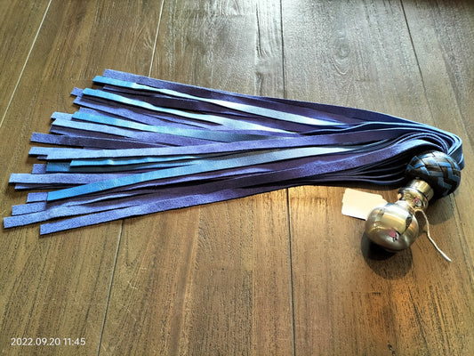 Full flogger blue with round handle