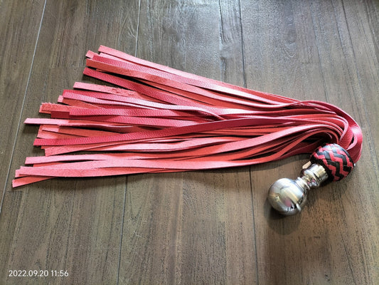 Full flogger red with round handle