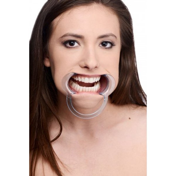 Cheek retractor licht blauw medium - SM - speeltjes