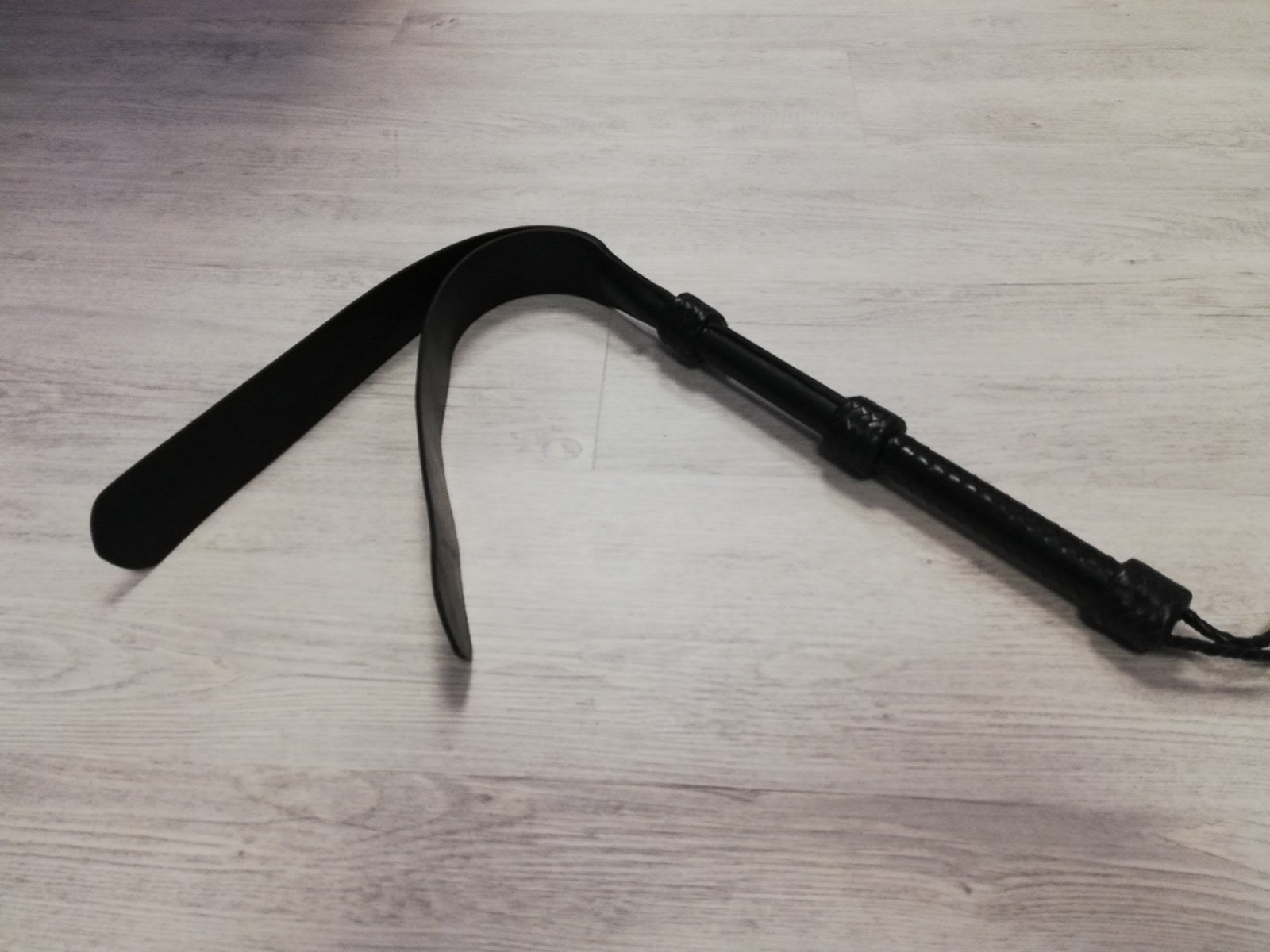 Dubbele lederen flap - SM - speeltjes