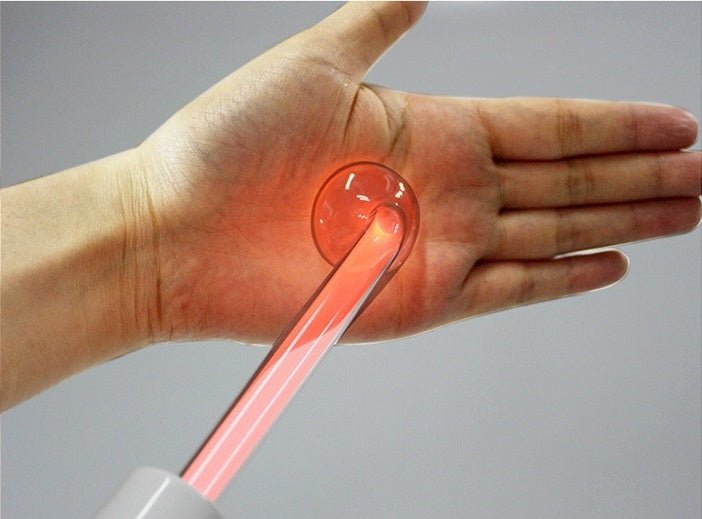 Glazen buisjes voor violet wand oranje (paddestoel C054) - SM - speeltjes