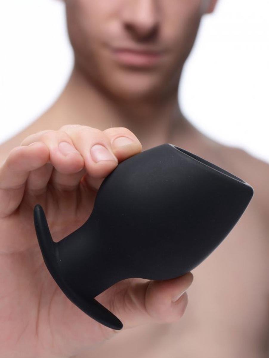 Hollow silicone anal plug LARGE - SM - speeltjes