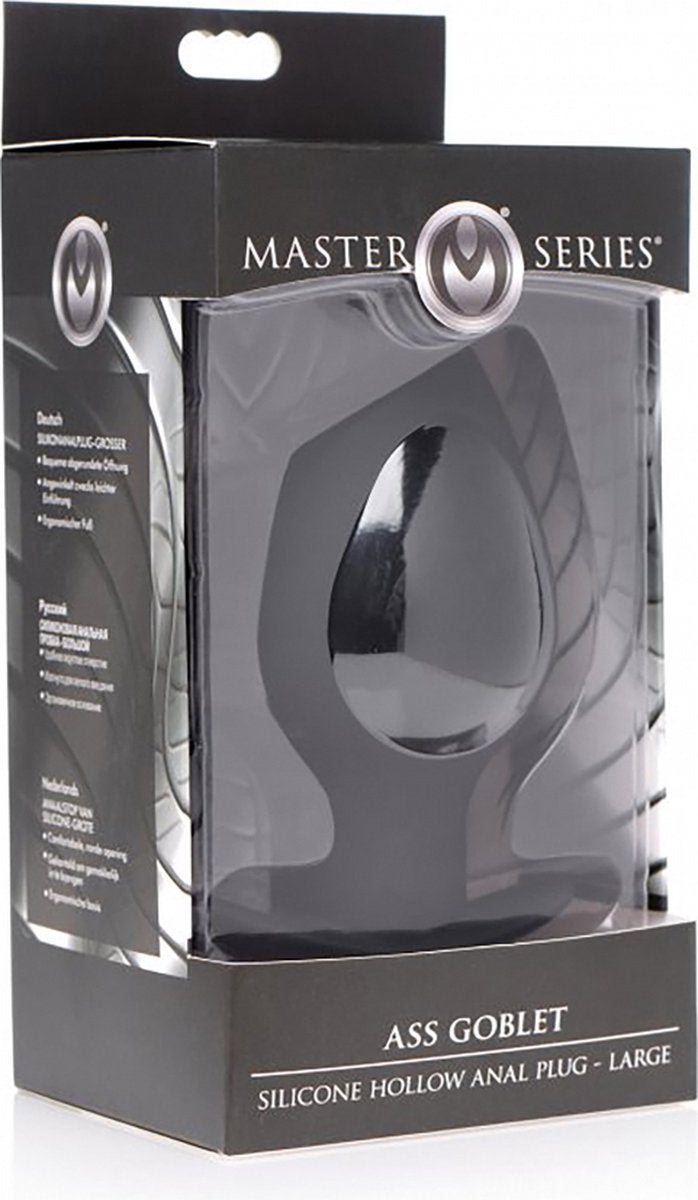 Hollow silicone anal plug LARGE - SM - speeltjes