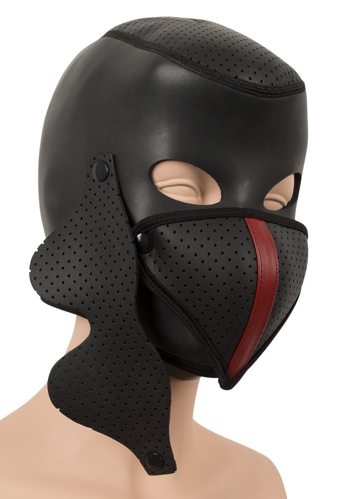 Hoofdmasker met donkerrood accent - SM - speeltjes