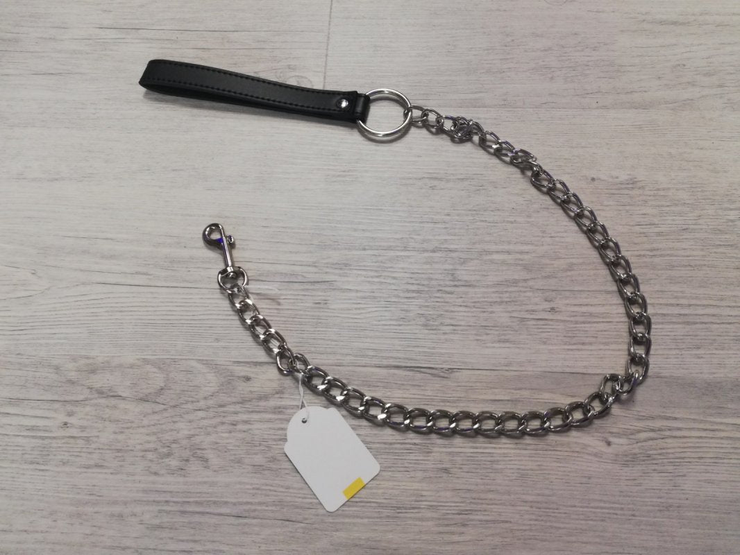 Leiband met zwart handvat - SM - speeltjes