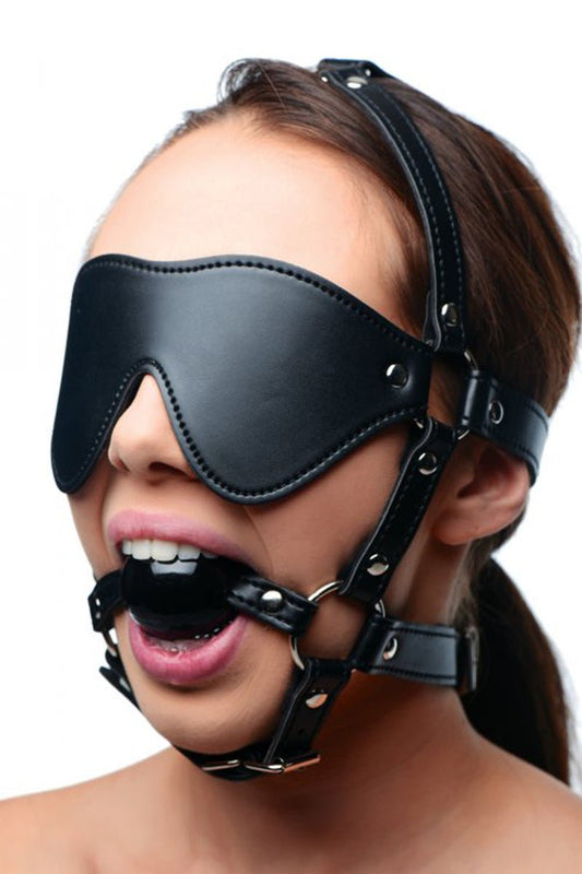 Masker met gag - SM - speeltjes