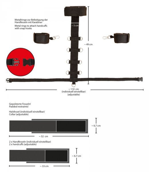 Nek naar taille boeien - SM - speeltjes