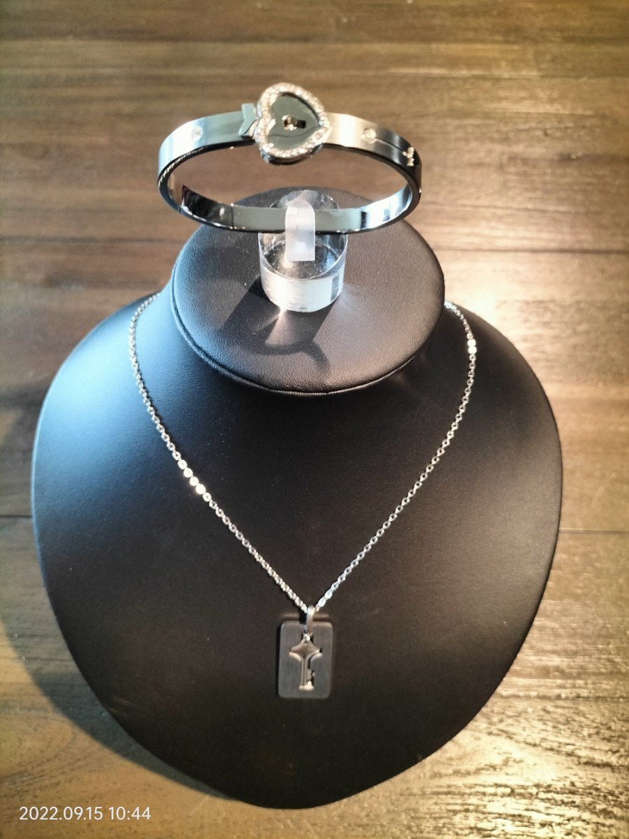 Owned en slaved armband + ketting - SM - speeltjes