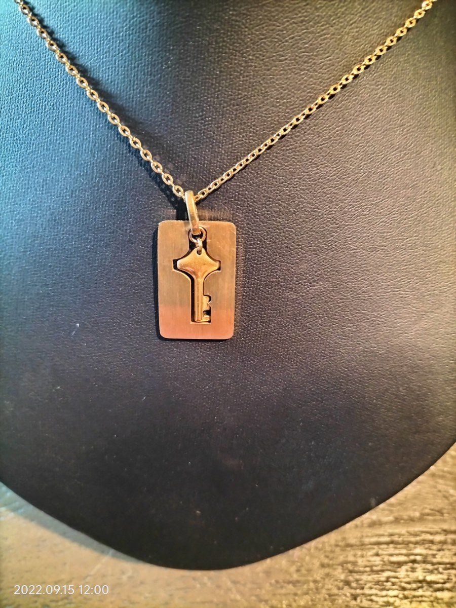 Owned en slaved armband + ketting goud kleurig - SM - speeltjes