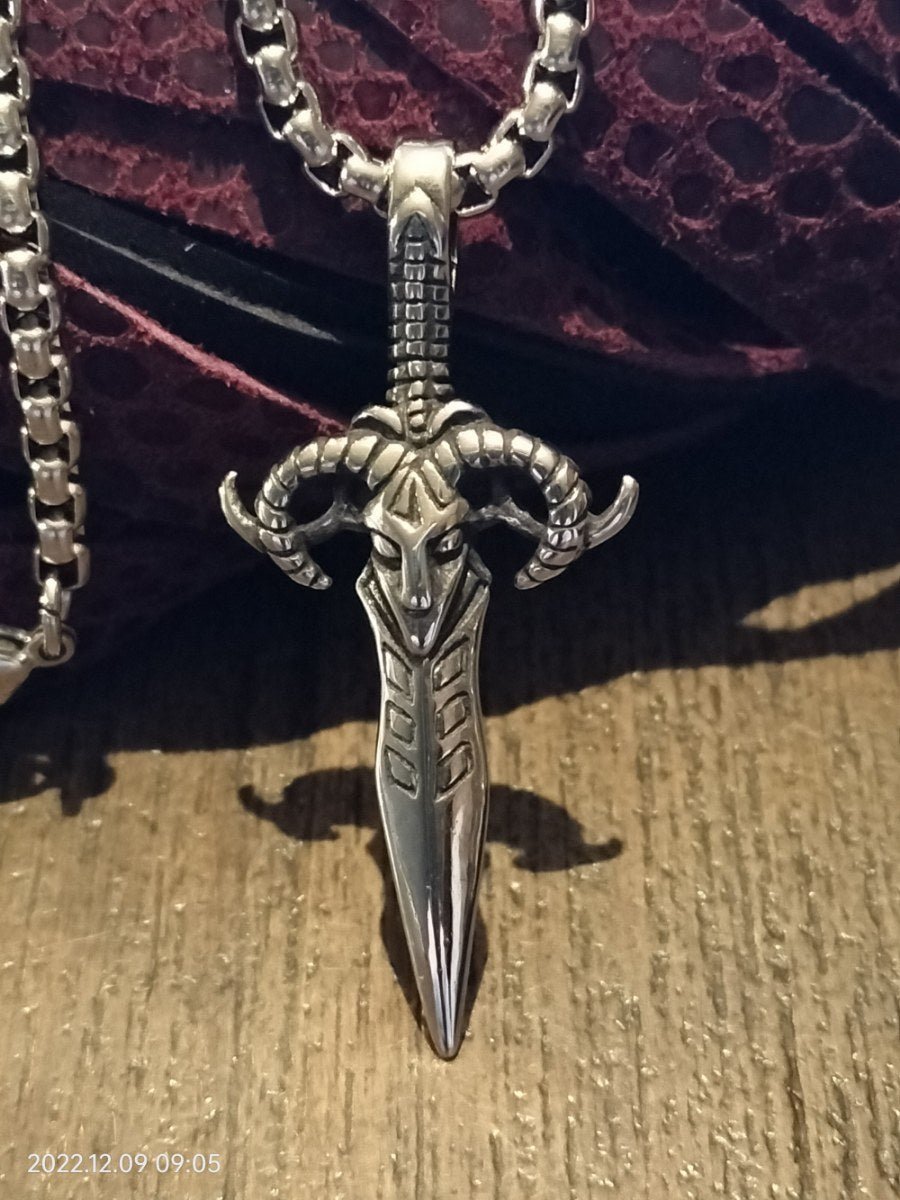 RVS Knife play hanger zilverkleurig - SM - speeltjes