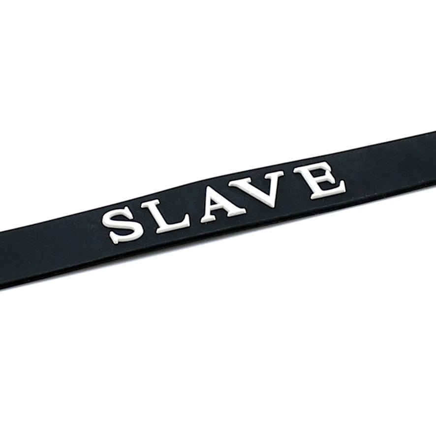 Silicone collar SLAVE - SM - speeltjes