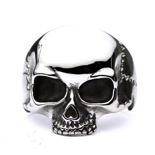 Skull ring RVS (diverse maten) - SM - speeltjes