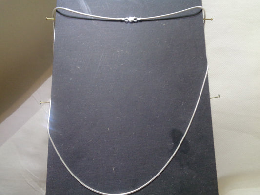 Sterling silver necklace 60 cm