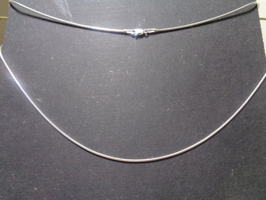 Sterling zilver halsketting 45 cm lang