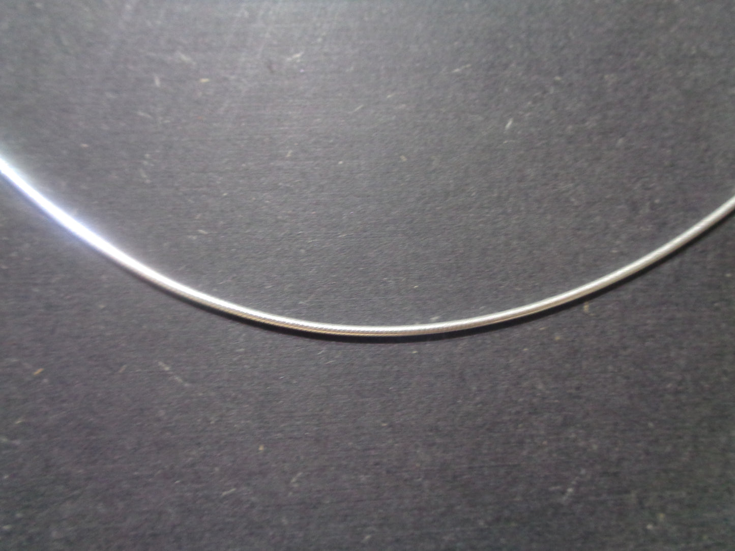 Sterling silver necklace 45 cm long