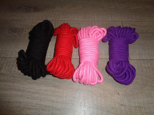 Bondage rope cotton purple
