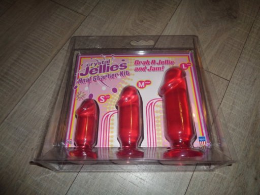 Crystal jellies anal starter kit pink