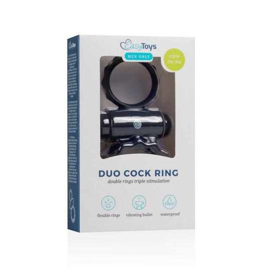 Duo vibrating cock ring