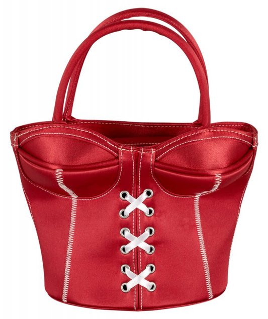 Corset handbag red