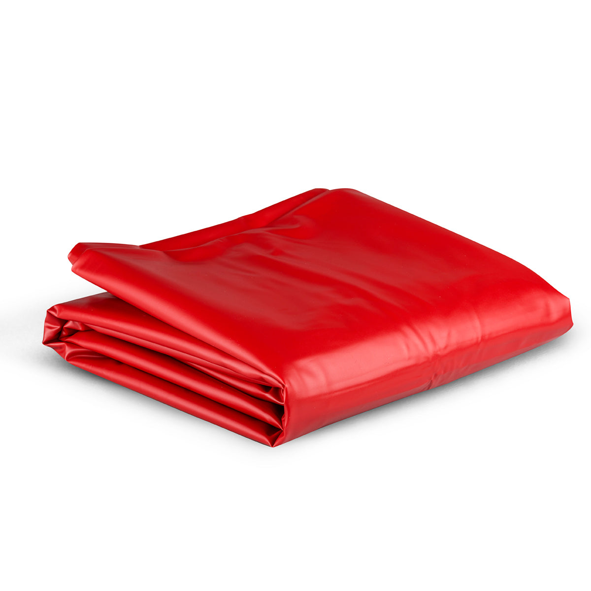 Tissu laqué rouge