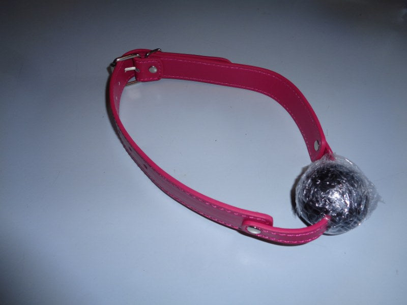 Pink bellows with black ball