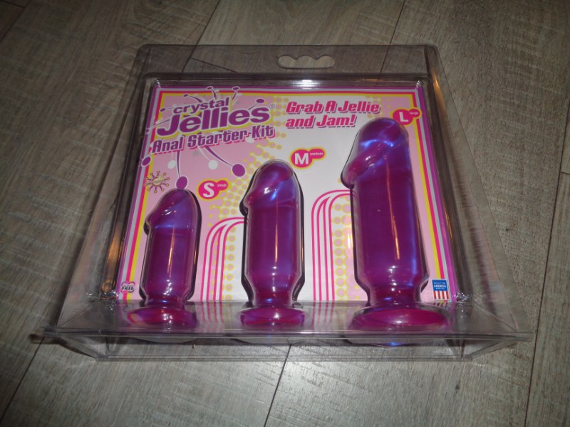 Crystal jellies anal starter kit purple