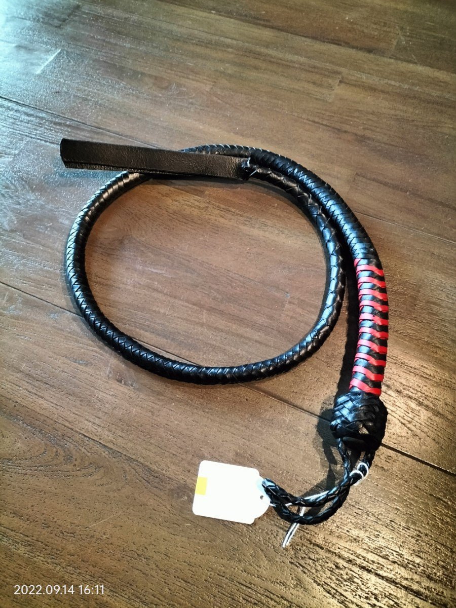 Snake whip met dubbele flap - SM - speeltjes