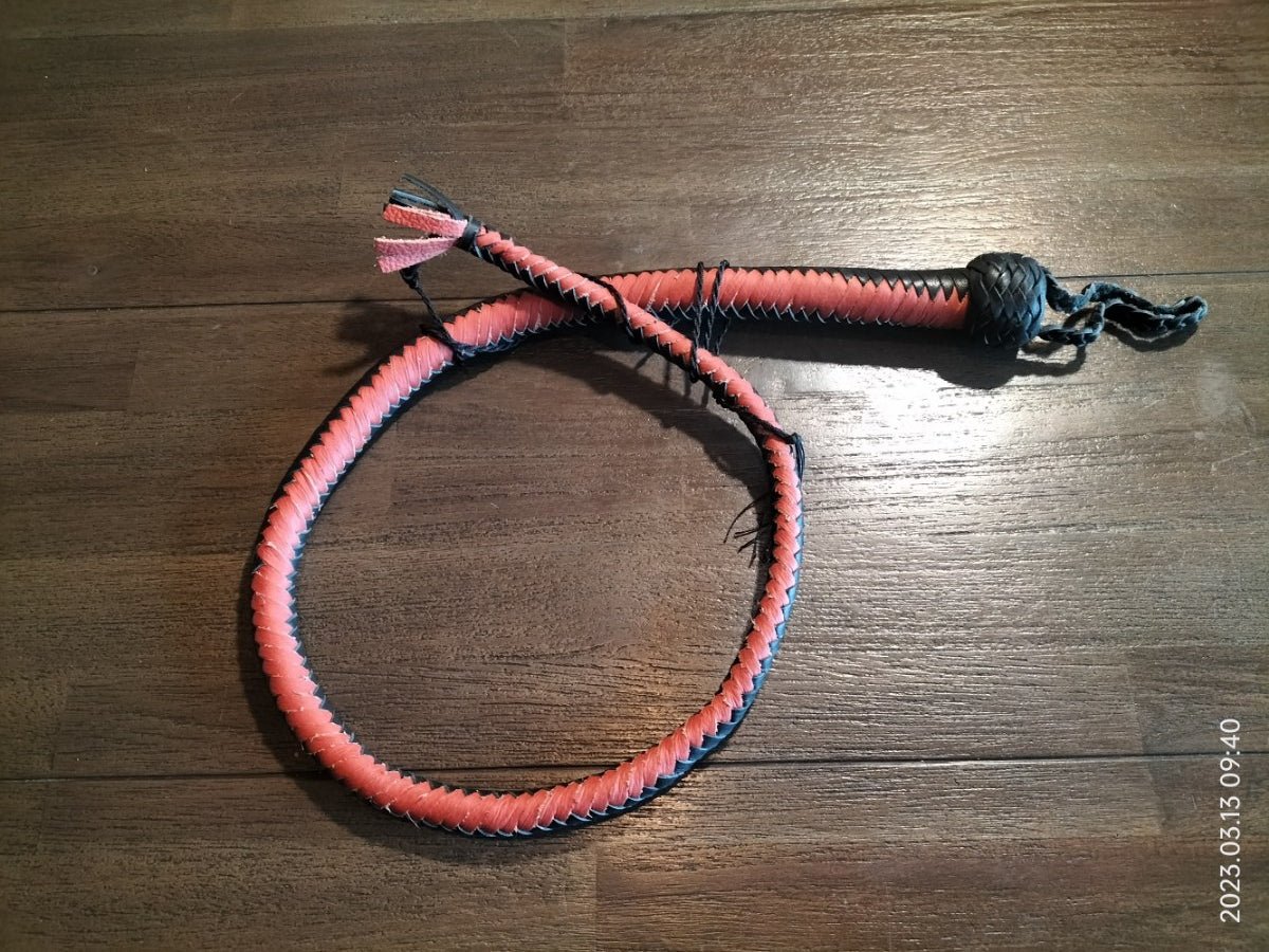 Snakewhip 3 foot rood/cognac - SM - speeltjes