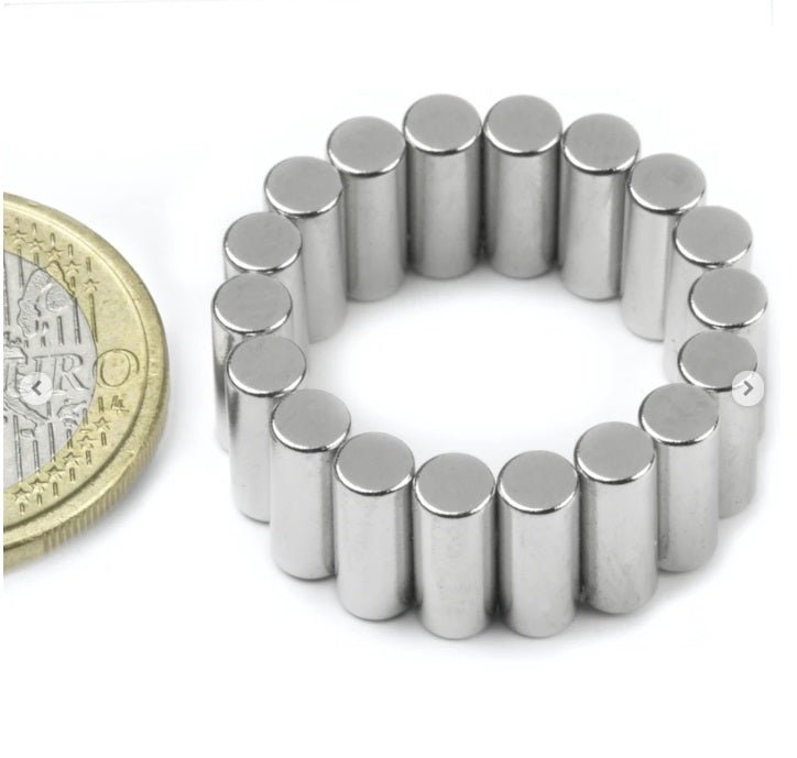 Staaf Magneten 4 x 10 mm - SM - speeltjes