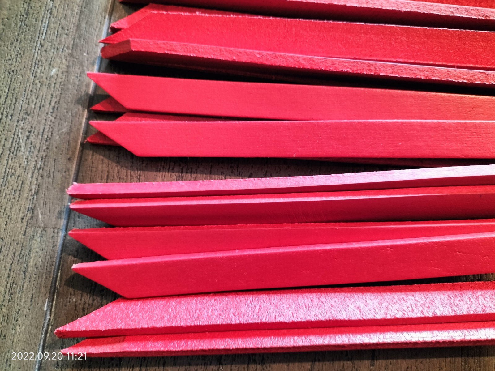 Tuigleer flogger rood - SM - speeltjes