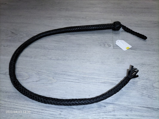 Zwarte bull whip 90 cm - SM - speeltjes