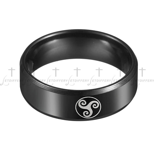 Zwarte ring met BDSM logo (diverse maten) - SM - speeltjes