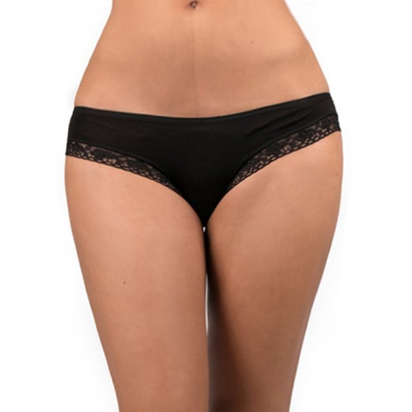 Zwarte slip dames - SM - speeltjes